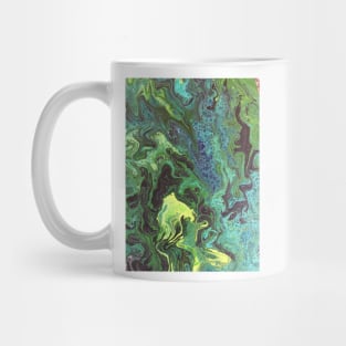 Abstract in Green IV Mug